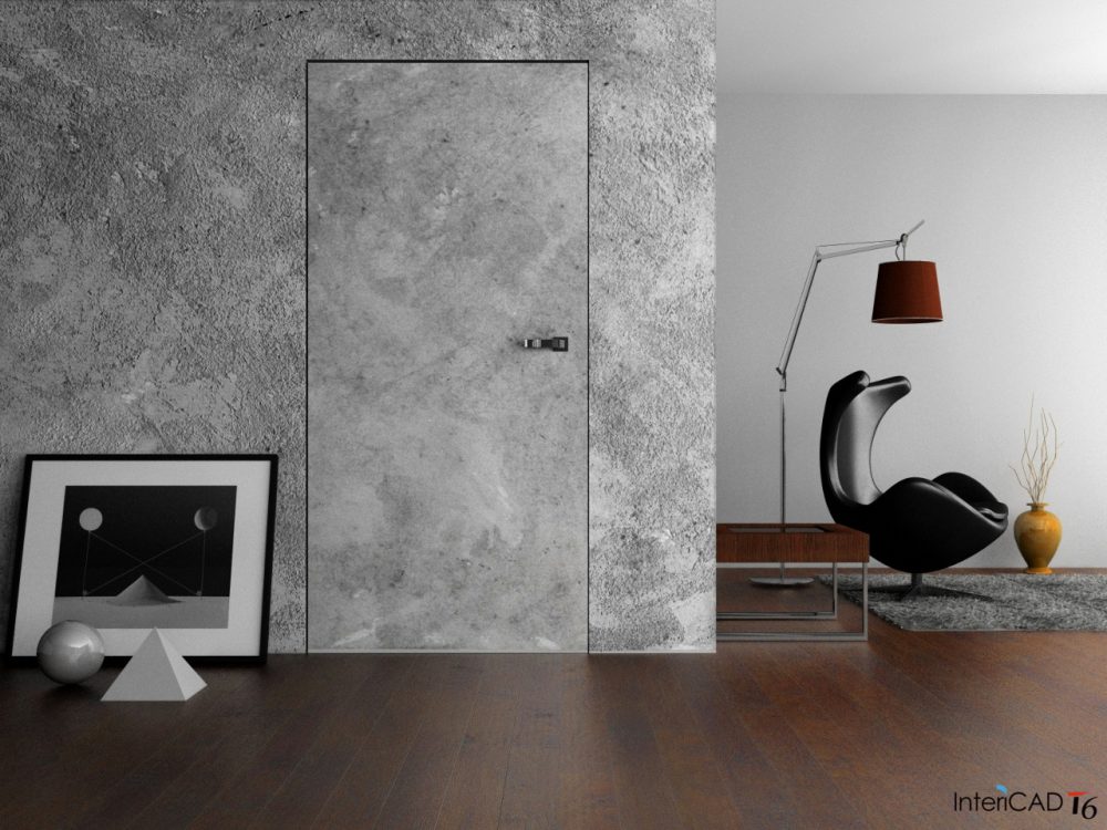 Drzwi ukryte zlicowaneze ścianą 2