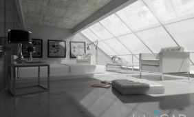 salon-na-podddaszu-wizualizacja-w-programie-do-projektowania-wnętrz-InteriCAD