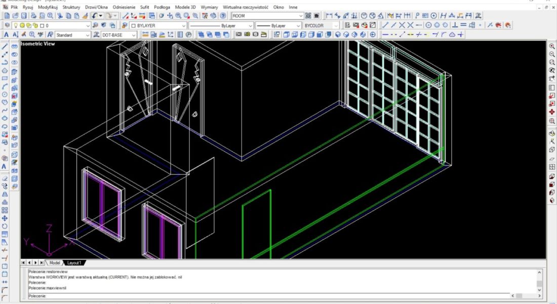 Projekt salonu w InteriCAD T6 cz.1 (Akademia InteriCAD) Projekt salonu w InteriCAD T6 cz.1 (Akademia InteriCAD)